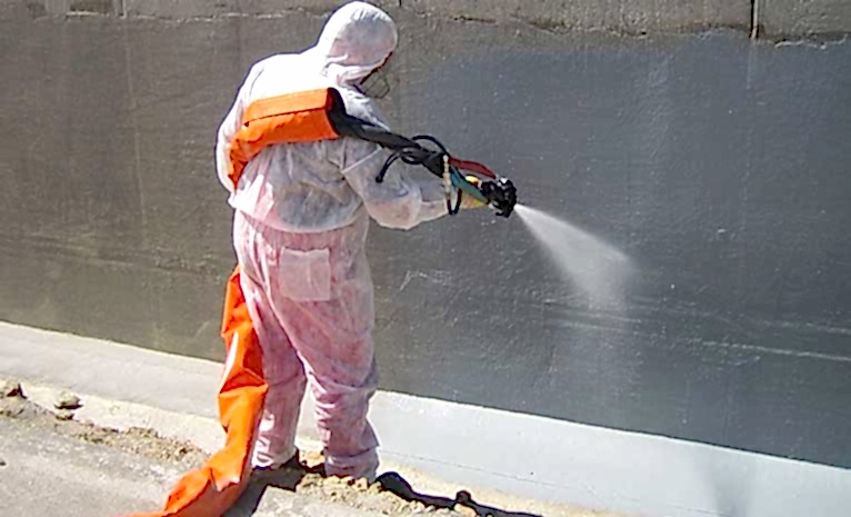 Sprey Polyurea Temel ve Perde Beton Yalıtımı